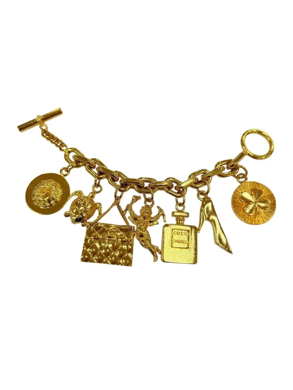Chanel Vintage Bracelet Metal Gold #327516C11B